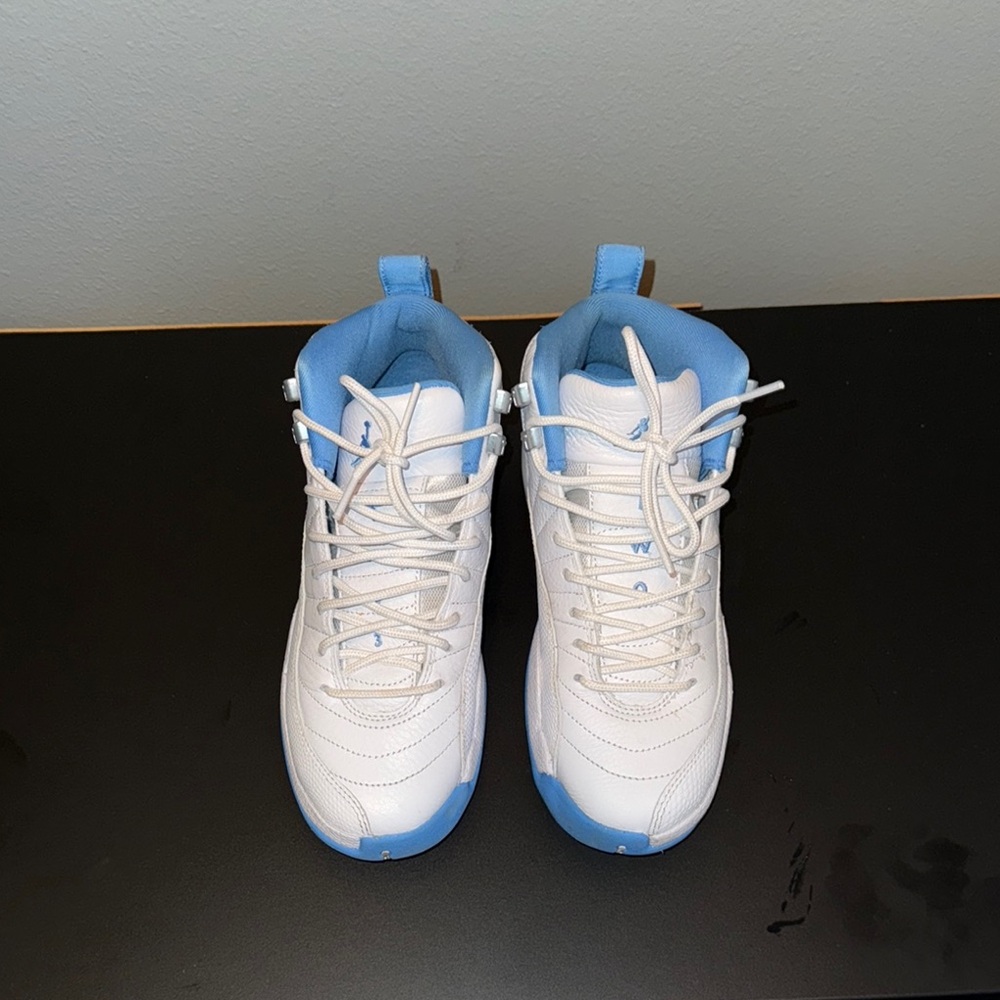 Boys White and Blue Sneakers